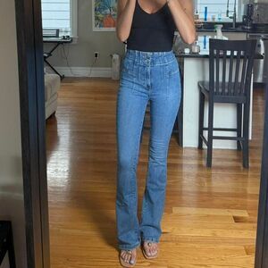 Free-people Women's Blue Jeans